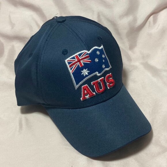 Australia Hat Navy Blue Embroidered Cap Flag Hat Adjustable NEW w/ Tag - Picture 1 of 9